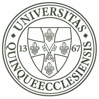 Aus dem Foto rekonstruiertes Emblem der Universität Pécs